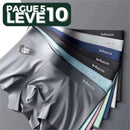 [PAGUE 5 LEVE 10] Kit Cuecas Men's Slik Boxer em Seda Gelo Térmica e Microfibra (Sem Costura!)